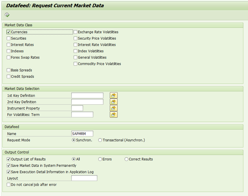 SAP Market Rates Management TBD4